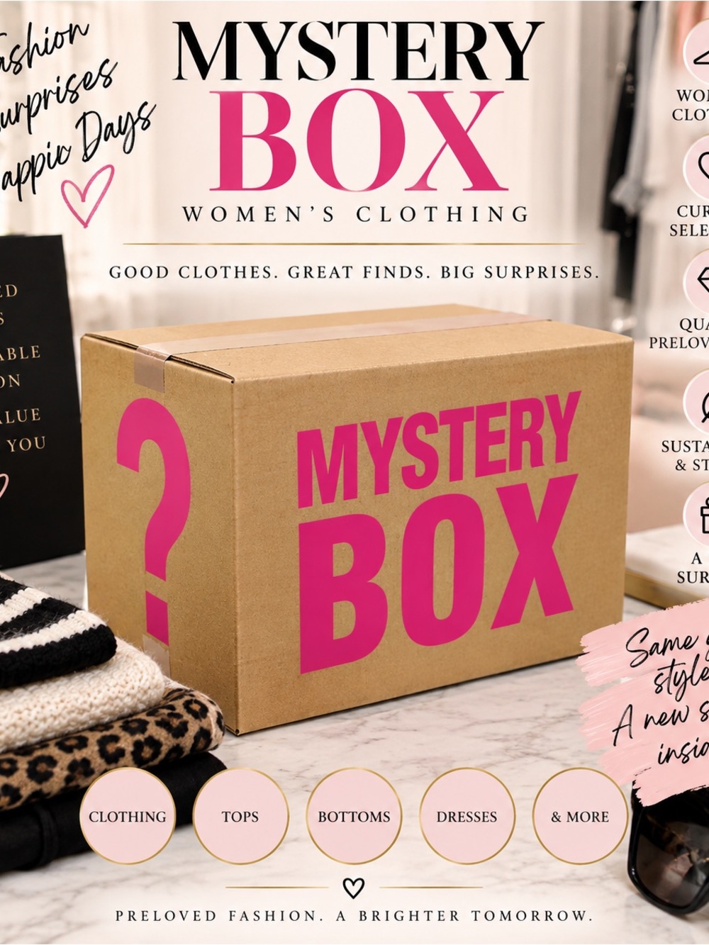 Mystery Box Women's Intimates & Sleepwear - Pink